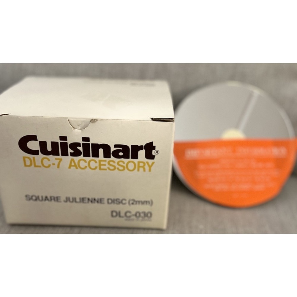 Cuisinart DLC-030 Square Julienne Disc 2mm NOS Unused DLC-7 Food Processor